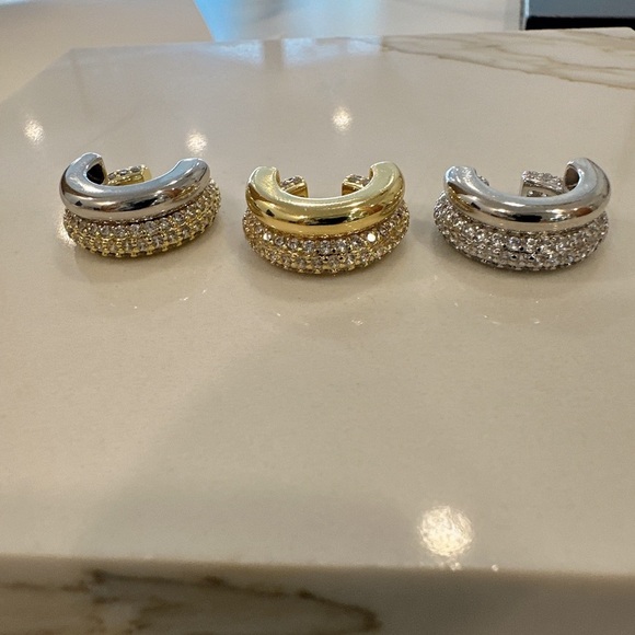 Pave moon cuff - Picture 2 of 2